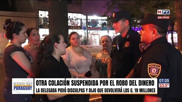 Delegada acusada de supuesto robo se compromete a devolver el dinero de la colación