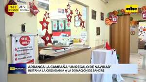 “Un Regalo de Navidad” lanzan campaña a la donación voluntaria de sangre - ABC Noticias - ABC Color