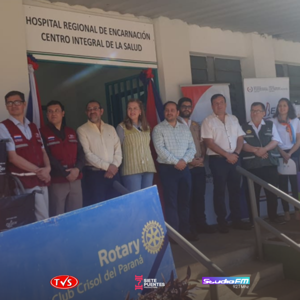 Rotary Club Crisol del Paraná impulsa un nuevo espacio de rehabilitación y neuroestimulación en el Hospital Regional de Encarnación - TVS