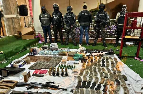 Más de 28 toneladas de explosivos y 45 detenidos en operativo en que participó Paraguay - Policiales - ABC Color