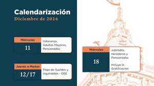 Ya hay calendario de pago de aguinaldo a funcionarios públicos, pensiones y gratificaciones