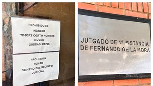 Juzgado de Fernando de la Mora prohíbe el ingreso con short