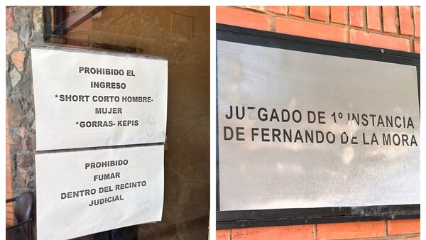 Juzgado de Fernando de la Mora prohíbe el ingreso con short