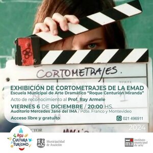 Escuela Municipal de Arte Dramático rinde homenaje al cineasta Ray Armele • RADIO NACIONAL