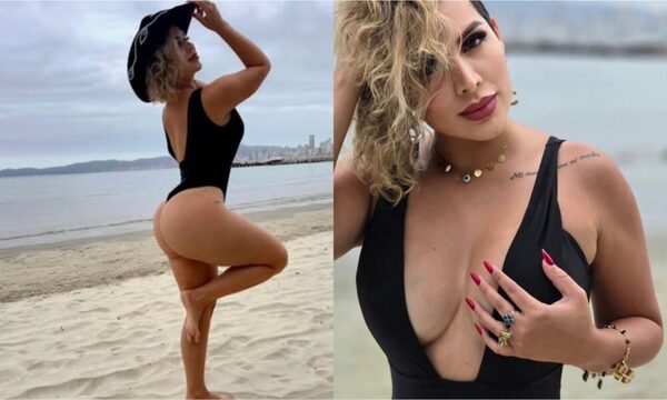 [GALERÍA] ¡Doña de pelotero paraguayo mostró todos sus encantos en Brasil!