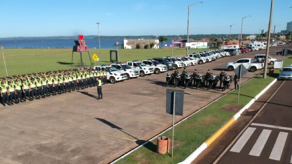 Policía Nacional lanza operativo de seguridad para festividad de la Virgen de Itacuá
