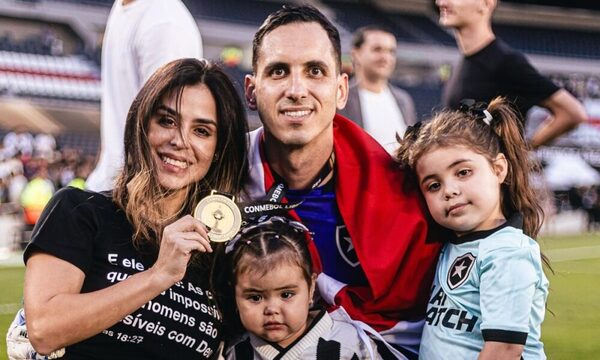 Luego de ser figura con el Botafogo, el Gatito Fernández recibió tierna felicitación