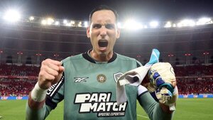 Botafogo, con Gatito de capitán, gana y queda a un punto del título