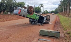 Accidente de tránsito deja daños materiales en Santa Rosa del Monday