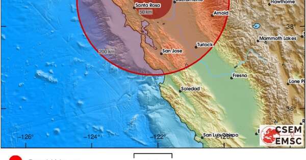 La Nación / Poderoso sismo afecta la costa norte de California y hay alerta de tsunami