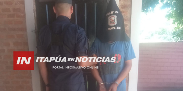 POR ENÉSIMA VEZ DETIENEN AL MISMO JOVEN CON ÓRDENES DE CAPTURA EN ENCARNACIÓN - Itapúa Noticias