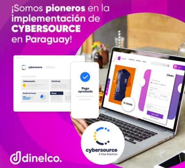 Red Dinelco, pionero en disponibilizar cybersource a todos los comercios del Paraguay | Locales | 5Días