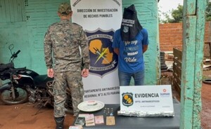 Imputan a microtraficante detenido en el Km 12 Acaray