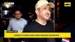 Video: dictan arresto domiciliario para senador argentino y su secretaria - ABC Noticias - ABC Color