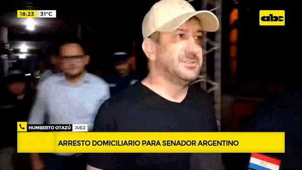 Video: dictan arresto domiciliario para senador argentino y su secretaria - ABC Noticias - ABC Color
