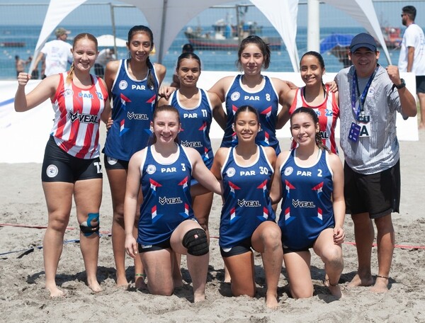 Paraguay debutó con derrotas en el SCA de Beach Handball U17
