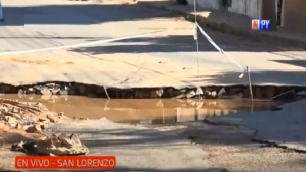 El padre de los baches se encuentra en San Lorenzo