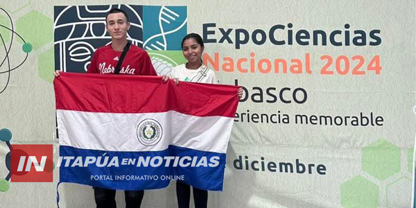 ESTUDIANTES DEL COLEGIO DIVINA ESPERANZA REPRESENTAN A PARAGUAY EN LA EXPOCIENCIAS NACIONAL 2024 - Itapúa Noticias