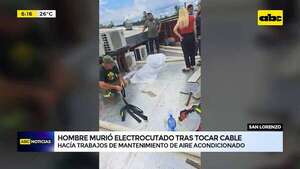 San Lorenzo: un hombre murió electrocutado mientras hacía trabajos de mantenimiento  - ABC Noticias - ABC Color