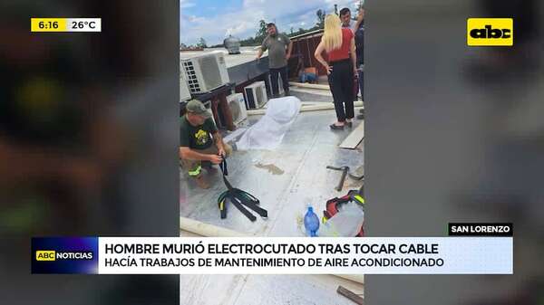 San Lorenzo: un hombre murió electrocutado mientras hacía trabajos de mantenimiento - ABC Noticias - ABC Color