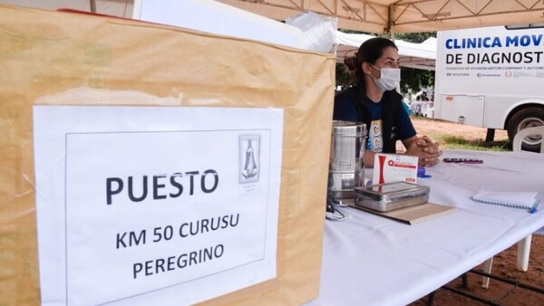 Salud despliega 2.500 trabajadores de blanco para Caacupé