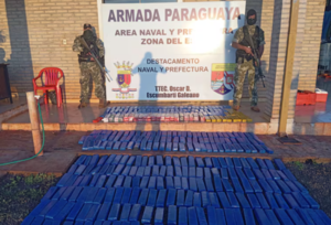 Detectan 300 kilos de marihuana en el Lago Itaipú