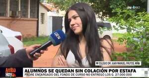 Diario HOY | Más alumnos sin colación: dinero recaudado (27 millones) tuvo un insólito destino