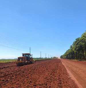 Avanza rehabilitación de la ruta sexta en el cruce Kimex y Carlos Antonio López - .::Agencia IP::.