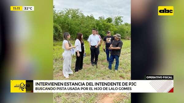 Irregular procedimiento en busca de supuesta pista clandestina en PJC - ABC Noticias - ABC Color
