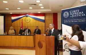 Ministro Ramírez Candia realizó jornada de trabajo en San Pedro