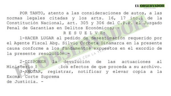 Desestiman denuncia contra intendenta de Ybycuí por lesión de confianza