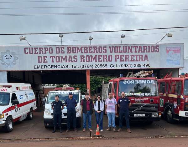 Municipalidad de Tomás Romero Pereira no paga hace seis meses lo recaudado con tasa especial para bomberos - Política - ABC Color
