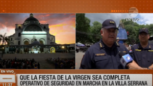 #Caacupé2024 | Operativo de seguridad en la Villa Serrana