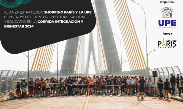 Maratón Shopping Paris-UPE: éxito rotundo desde el Puente de la Integración hasta el Campus de la UPE Franco