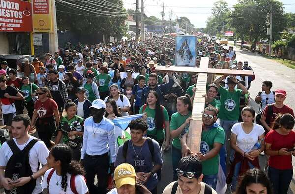 ¿A qué hora se cerrará la calzada para el desplazamiento exclusivo de peregrinos? - Nacionales - ABC Color