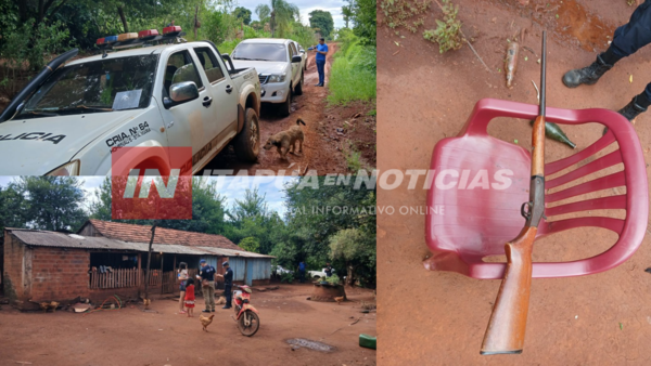 INCAUTARON ESCOPETA TRAS ALLANAMIENTO EN HOHENAU VCICLISMO - Itapúa Noticias