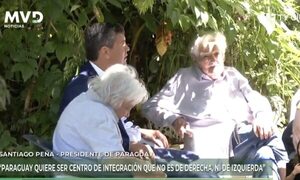 Peña visitó a “Pepe” Mujica: “Valoro su austeridad, mantuvo los pies sobre la tierra”