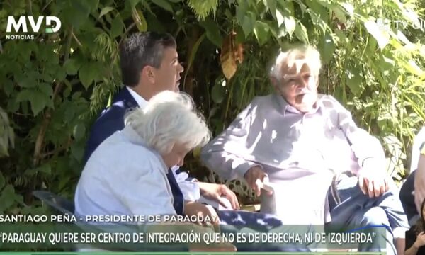 Peña visitó a “Pepe” Mujica: “Valoro su austeridad, mantuvo los pies sobre la tierra”