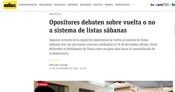 La Nación / Oposición muestra hipocresía con reculada en bloqueo de “listas sábana”