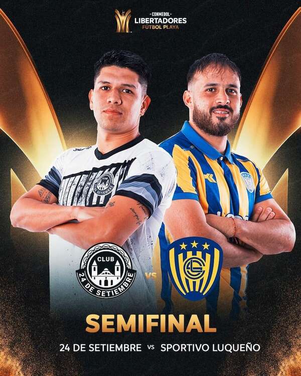 Sportivo Luqueño-24 de Setiembre: Camino a la final de la Libertadores de fútbol playa - Polideportivo - ABC Color