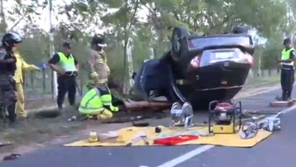 Joven mujer de 19 años fallece en accidente sobre la autopista Silvio Pettirossi