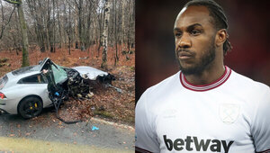 Versus / ¡Impactante! Futbolista del West Ham se salva de milagro tras accidente