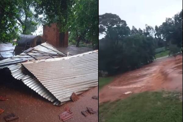Parece que el temporal decidió hacer un “alto” hacia el sur del país: desastre en un syky