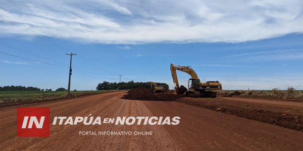 RUTA PY06: AVANZA REHABILITACIÓN ENTRE CRUCE KIMEX Y CARLOS ANTONIO LÓPEZ - Itapúa Noticias