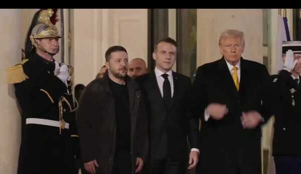 Trump se reúne con Macron y Zelensky en París - 1000 Noticias