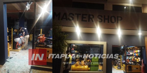 MALVIVIENTES HURTARON MOTOSIERRAS DE UN COMERCIO EN ENCARNACIÓN - Itapúa Noticias