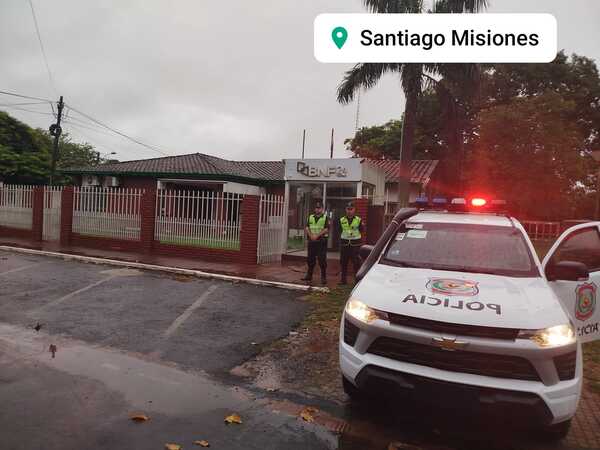 Misiones: refuerzan seguridad ante rumores de atraco a sedes bancarias - 1000 Noticias