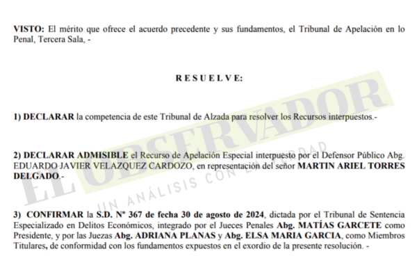 Estafa a Toyotoshi: Confirman condenas y absoluciones en esquema de fraude con cheques falsificados