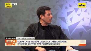 Subasta de tierras de la Costanera Norte: “la plata alcanza cuando nadie roba” - En Detalles - ABC Color
