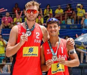 Giuliano Massare y Gonzalo Melgarejo con histórico bronce paraguayo en el vóley playa - Polideportivo - ABC Color